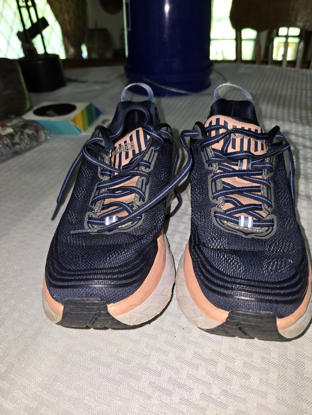 Hoka One One W Bondi 6 Blue And Pink